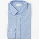 carpasus sustainable organic cotton oxford shirt blue. Nachhaltiges Carpasus Oxford Hemd aus Bio Baumwolle in Blau