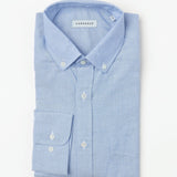 carpasus sustainable organic cotton oxford shirt blue. Nachhaltiges Carpasus Oxford Hemd aus Bio Baumwolle in Blau