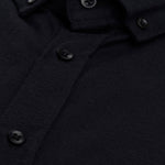 carpasus sustainable organic cotton flanell shirt populus black. Nachhaltiges Carpasus Flanell Hemd Populus Schwarz aus Bio Baumwolle