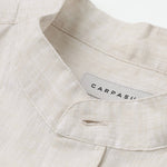 carpasus sustainable organic linen shirt lisbon nature. Nachhaltiges Carpasus Hemd Lisbon Natur aus Bio Leinen