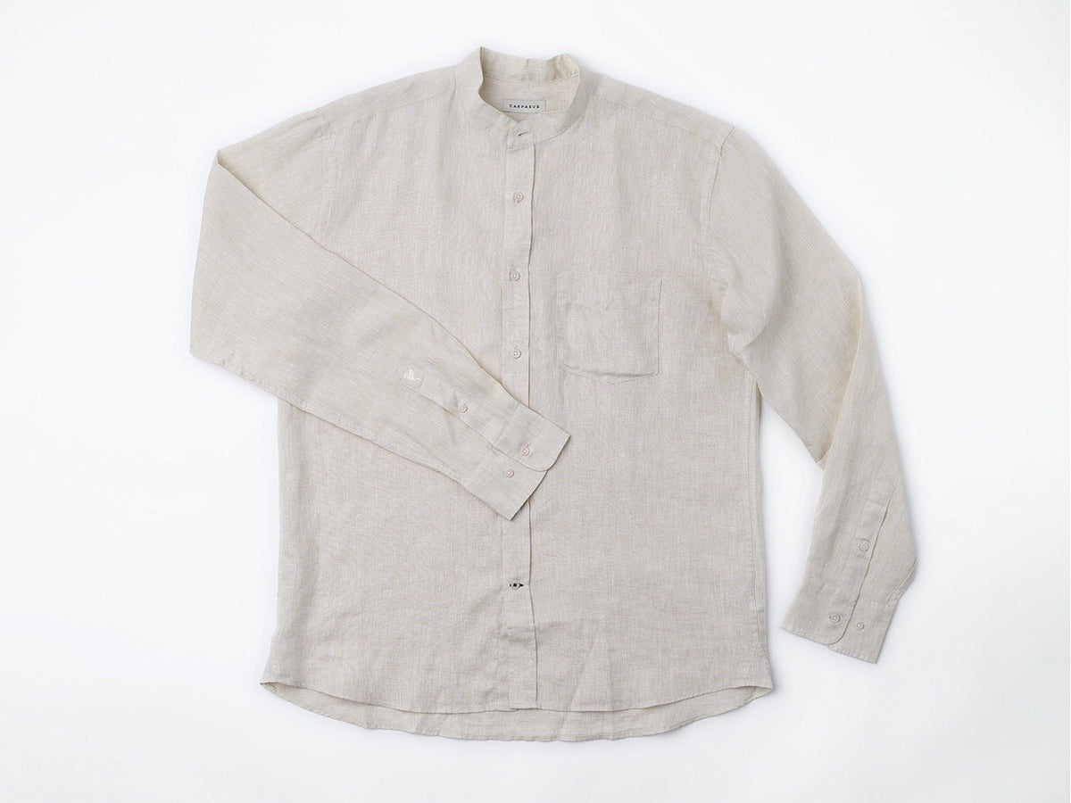 Algarve European Linen Long-sleeve Shirt FINAL SALE (No Returns