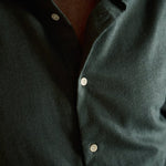 carpasus sustainable organic cotton flanell shirt castanio moss. Nachhaltiges Carpasus Flanell Hemd Castanio Moss aus Bio Baumwolle 