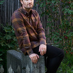 carpasus sustainable organic cotton flanell shirt ursido tinto. Nachhaltiges Carpasus Flanell Hemd Ursido aus Bio Baumwolle in Tinto