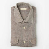 Linen Shirt Iseo Brown