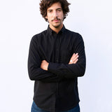 Flannel Shirt Populus Black