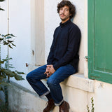 Flannel Shirt Populus Black