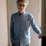 Flannel Shirt Populus Blue