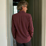 Flannel Shirt Populus Bordeaux