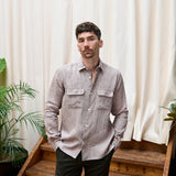 Linen Shirt Iseo Brown