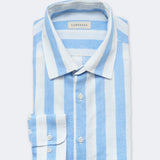 Leinenhemd Maggia Blau