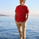 Linen Shirt Praia Red