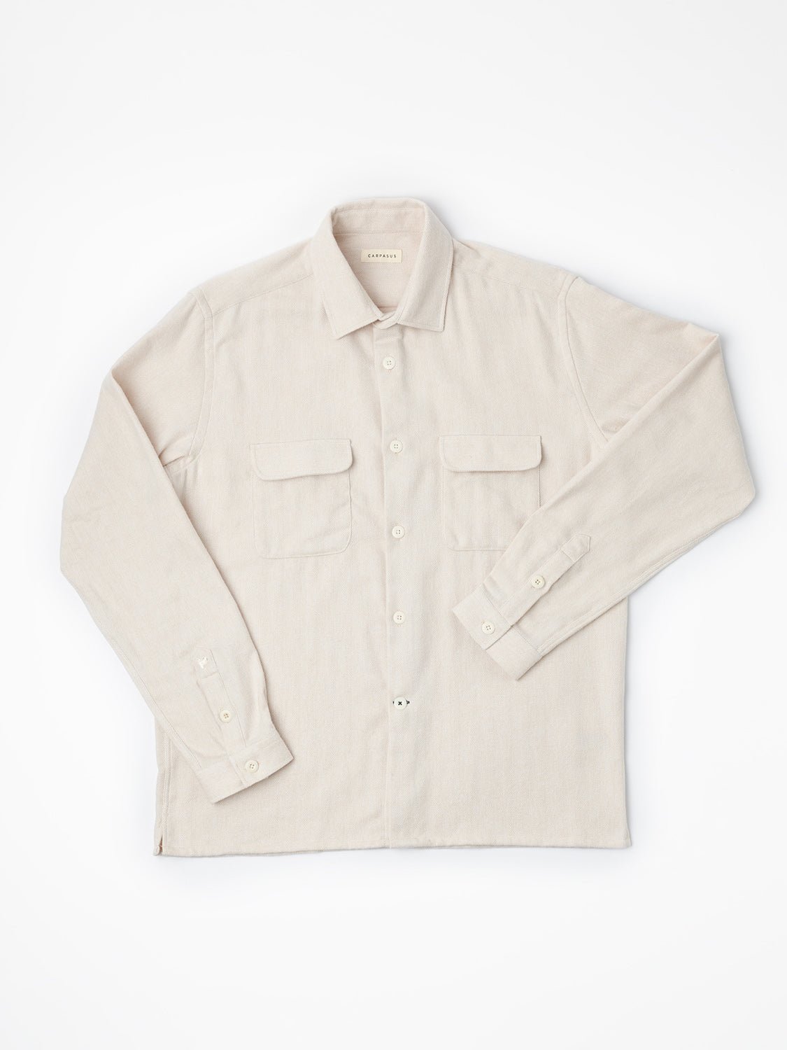 Nachhaltiges Flanellhemd aus Bio-Baumwolle Neve - CARPASUS Online Store