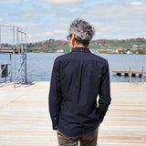 Oxford Hemd Marine