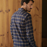 Flannel Shirt Castanio Check Marine