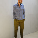Flanellhemd Neve Navy