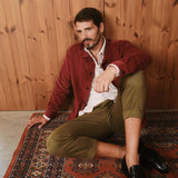 Overshirt Corduroy Bosco Bordeaux