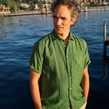 Linen Shirt Praia Green